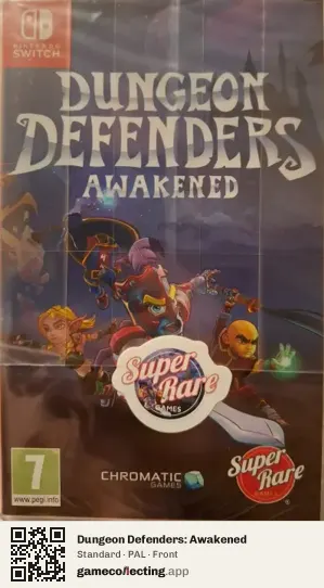 Dungeon Defenders: Awakened Nintendo Switch, PAL box front