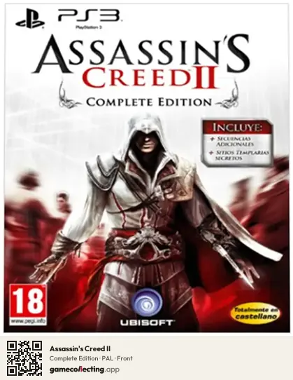 Assassin's Creed II PlayStation 3, PAL box front