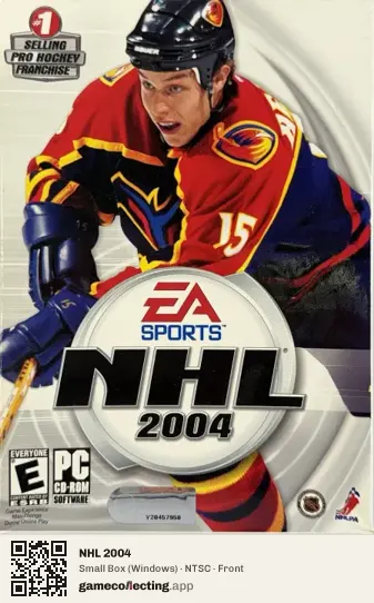 NHL 2004 Computer, NTSC box front