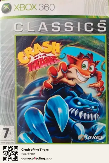 Crash of the Titans Xbox 360, PAL box front
