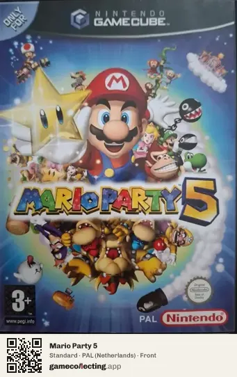 Mario Party 5 Nintendo GameCube, Netherlands box front
