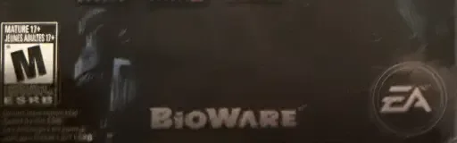Mass Effect Trilogy, the ESRB box on its front