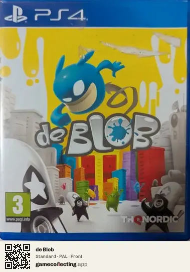 de Blob PlayStation 4, PAL box front
