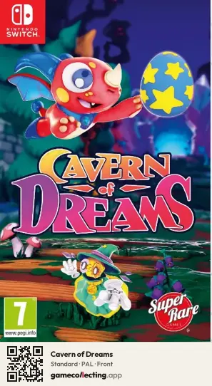 Cavern of Dreams Nintendo Switch, PAL box front