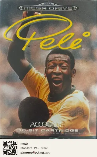 Pelé! Sega Mega Drive / Genesis, PAL box front