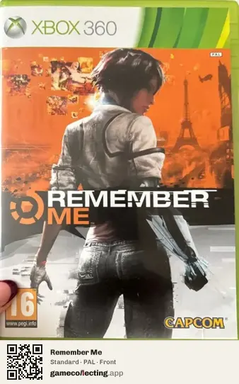 Remember Me Xbox 360, PAL box front