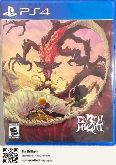EarthNight PlayStation 4, NTSC box front