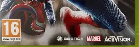 The Amazing Spider-Man, the PEGI square on its front