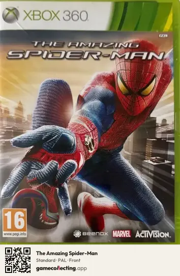 The Amazing Spider-Man Xbox 360, PAL box front