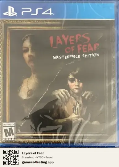 Layers of Fear PlayStation 4, NTSC box front
