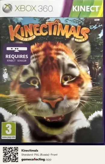 Kinectimals Xbox 360, Russia box front