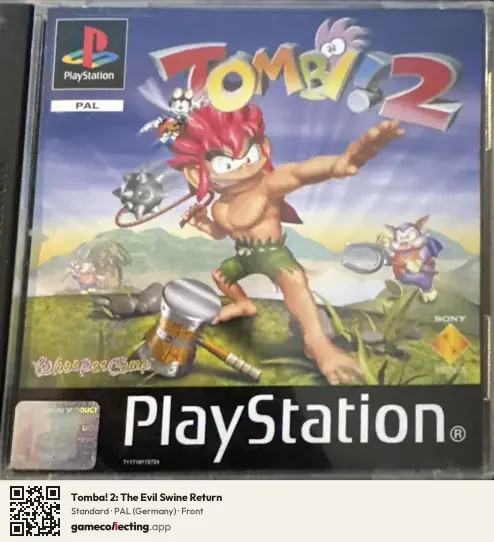 Tomba! 2: The Evil Swine Return PlayStation, Germany box front