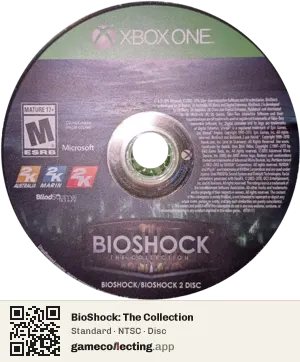 BioShock: The Collection Xbox One, NTSC disc