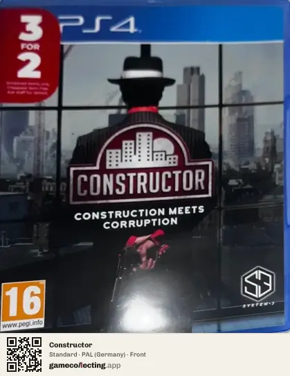 Constructor PlayStation 4, Germany box front