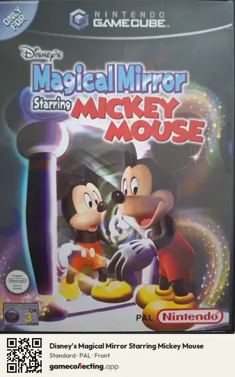 Disney's Magical Mirror Starring Mickey Mouse Nintendo GameCube, PAL box front