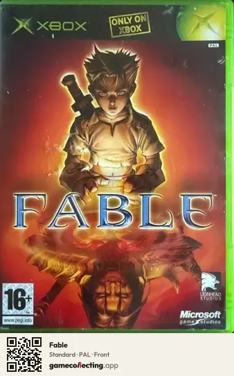 Fable Xbox, PAL box front