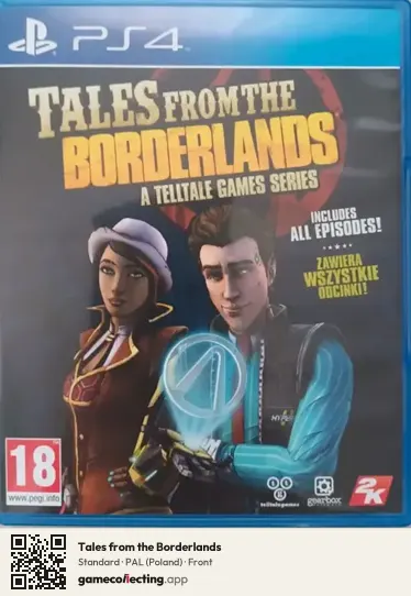 Tales from the Borderlands PlayStation 4, Poland box front