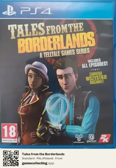 Tales from the Borderlands PlayStation 4, Poland box front