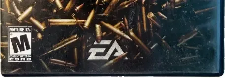 Black, the ESRB box on its front