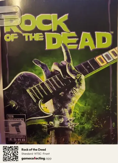 Rock of the Dead PlayStation 3, NTSC box front