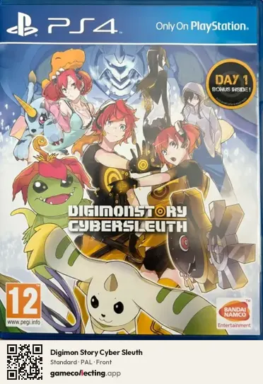 Digimon Story Cyber Sleuth PlayStation 4, PAL box front