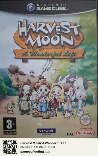 Harvest Moon: A Wonderful Life Nintendo GameCube, Italy box front