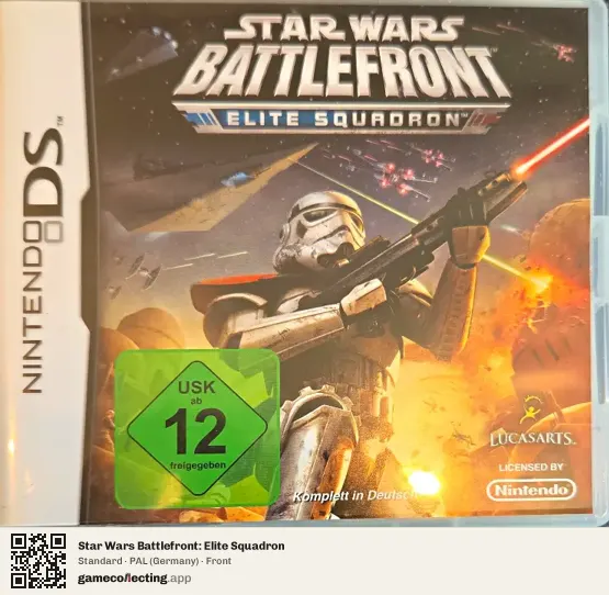 Star Wars Battlefront: Elite Squadron Nintendo DS, Germany box front