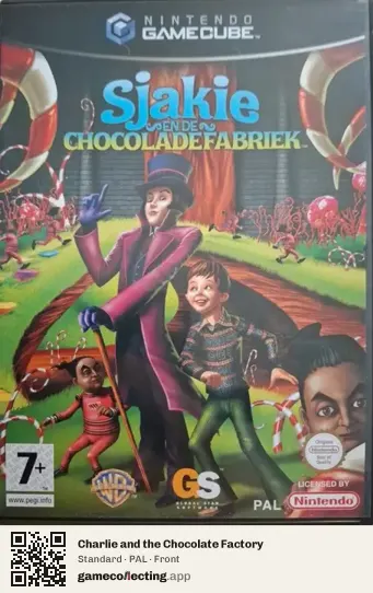 Charlie and the Chocolate Factory Nintendo GameCube, PAL box front