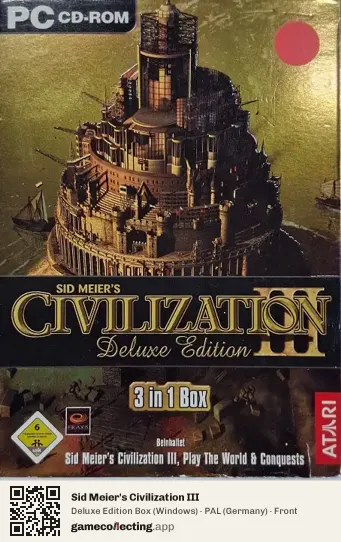 Sid Meier's Civilization III Computer, Germany box front