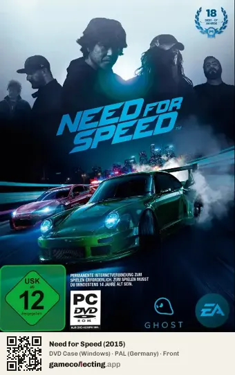 Need for Speed (2015) Computer, Germany box front