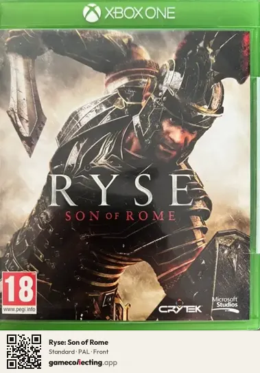 Ryse: Son of Rome Xbox One, PAL box front