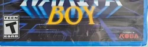 Narita Boy, the ESRB box on its front