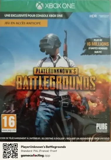 PlayerUnknown's Battlegrounds Xbox One, France box front