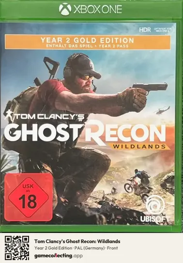 Tom Clancy's Ghost Recon: Wildlands Xbox One, Germany box front