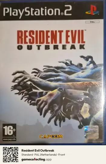 Resident Evil Outbreak PlayStation 2, Netherlands box front