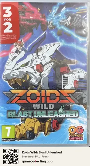 Zoids Wild: Blast Unleashed Nintendo Switch, PAL box front