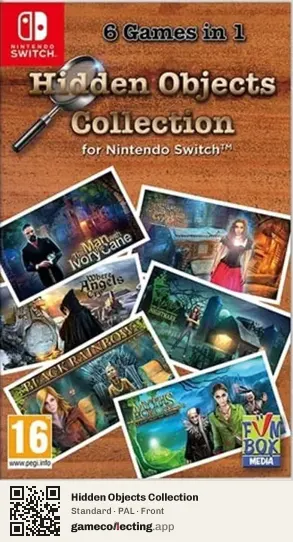 Hidden Objects Collection Nintendo Switch, PAL box front