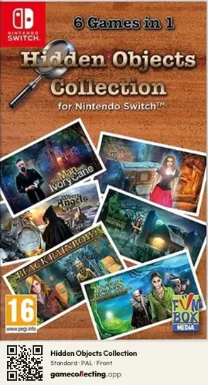 Hidden Objects Collection Nintendo Switch, PAL box front