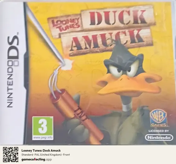Looney Tunes: Duck Amuck Nintendo DS, United Kingdom box front