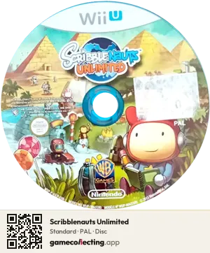 Scribblenauts Unlimited Nintendo Wii U, PAL disc