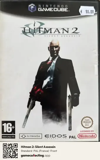 Hitman 2: Silent Assassin Nintendo GameCube, France box front