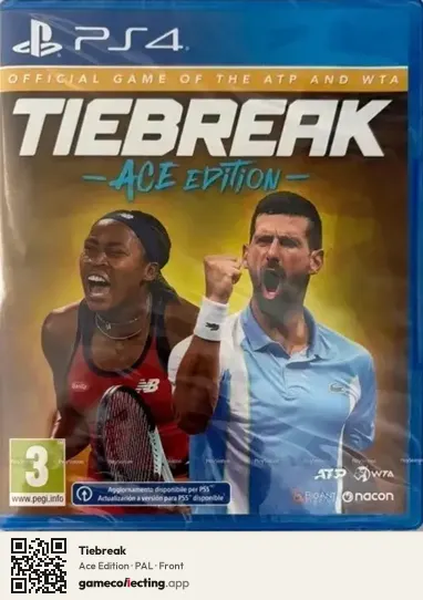 Tiebreak PlayStation 4, PAL box front