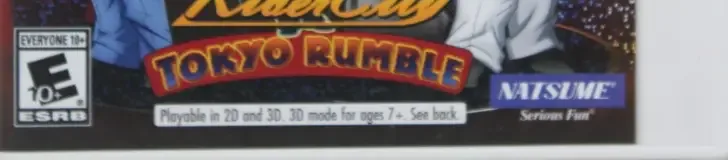 River City: Tokyo Rumble, the ESRB box on its front