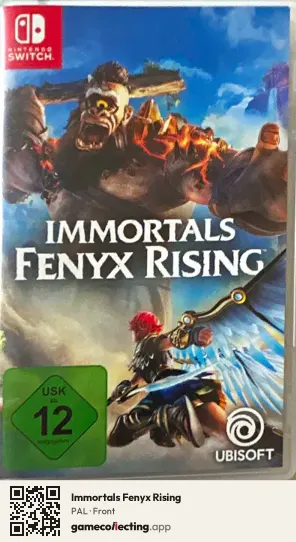 Immortals Fenyx Rising Nintendo Switch, PAL box front