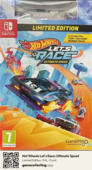 Hot Wheels Let's Race: Ultimate Speed Nintendo Switch, PAL box front