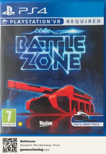 Battlezone PlayStation 4, Germany box front