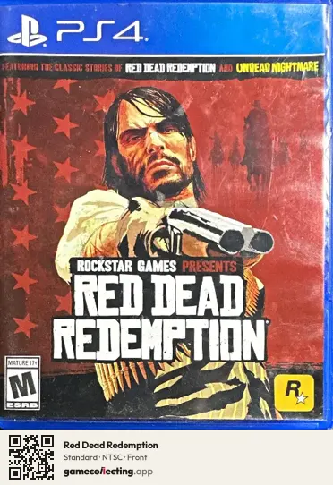 Red Dead Redemption PlayStation 4, NTSC box front
