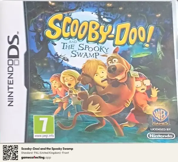 Scooby-Doo! and the Spooky Swamp Nintendo DS, United Kingdom box front
