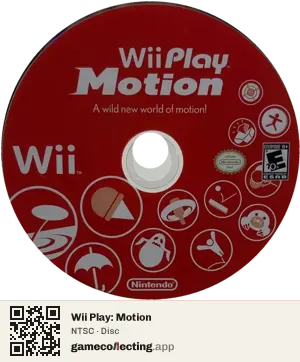 Wii Play: Motion Nintendo Wii, NTSC disc