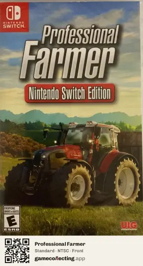 Professional Farmer Nintendo Switch, NTSC box front